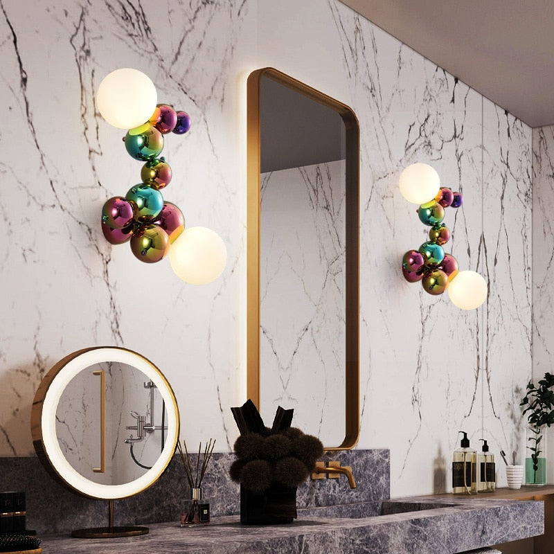 ChandeliersDecor.com-Kitchen Island-Colourful Chandelier Indoor Decor Hanging Lights