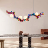 ChandeliersDecor.com-Kitchen Island-Colourful Chandelier Indoor Decor Hanging Lights