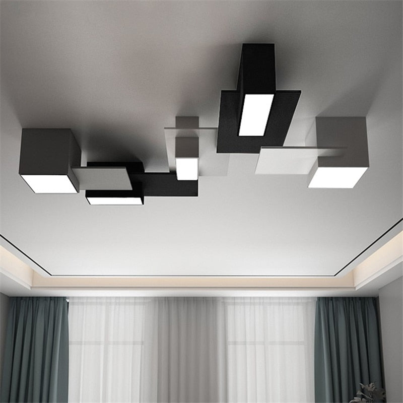 ChandeliersDecor.com-Ceiling Chandelier-Combination Blocks Designer Home Lighting