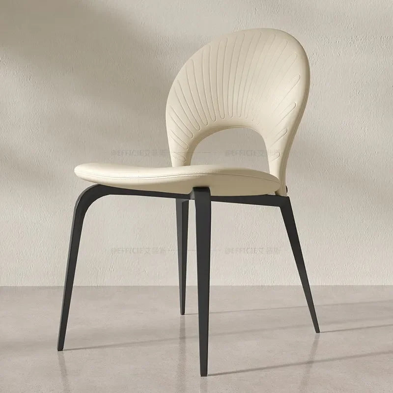 ChandeliersDecor.com-Dining Chairs-Comedor Leather Wooden Dining Chair
