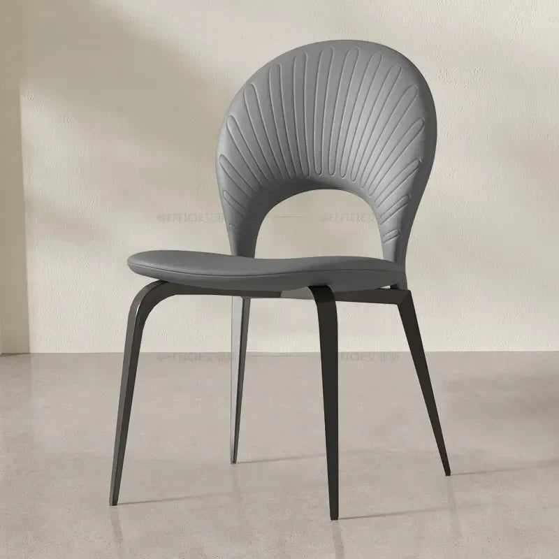 ChandeliersDecor.com-Dining Chairs-Comedor Leather Wooden Dining Chair