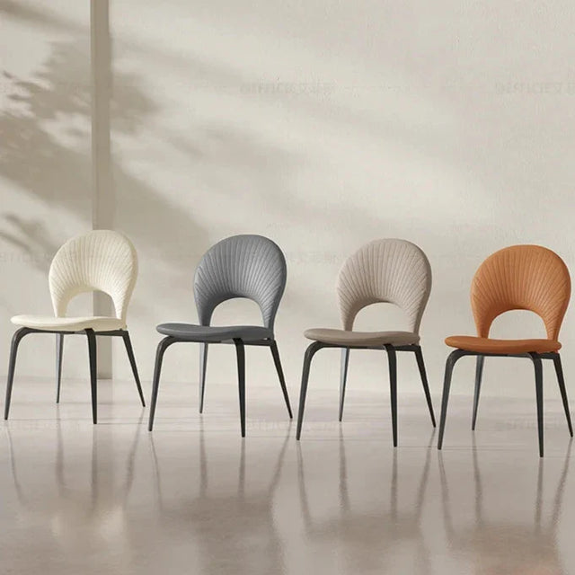 ChandeliersDecor.com-Dining Chairs-Comedor Leather Wooden Dining Chair