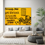 ChandeliersDecor.com-Monopoly Wall Poster-Community Chest Go To Jail - Mr Monopoly Wall Art