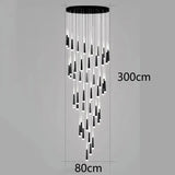 ChandeliersDecor.com-Staircase Chandelier-Cone Tubes Staircase Chandelier: Exquisite Illumination