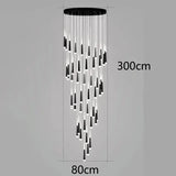 ChandeliersDecor.com-Staircase Chandelier-Cone Tubes Staircase Chandelier: Exquisite Illumination