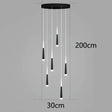 ChandeliersDecor.com-Staircase Chandelier-Cone Tubes Staircase Chandelier: Exquisite Illumination