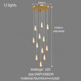 ChandeliersDecor.com-Chandeliers-Cones Staircase Chandelier: Exquisite Lighting Solution