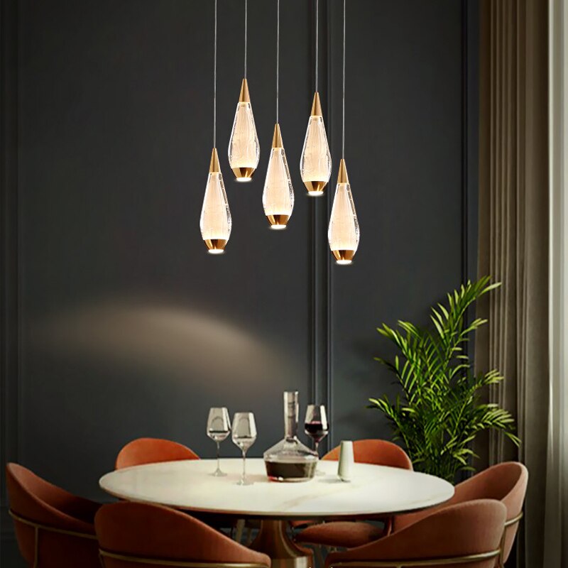 ChandeliersDecor.com-Chandeliers-Cones Staircase Chandelier: Exquisite Lighting Solution