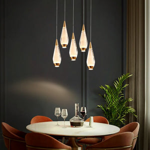 ChandeliersDecor.com-Chandeliers-Cones Staircase Chandelier: Exquisite Lighting Solution