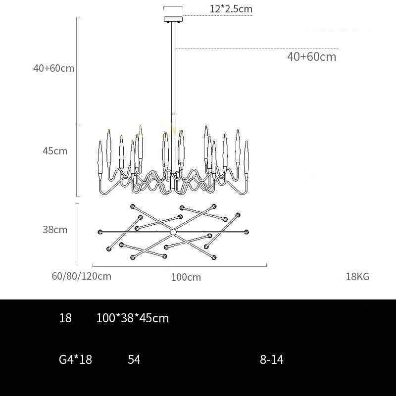 ChandeliersDecor.com-Chandeliers-Copper Candles Chandelier: Elegant Lighting Solution