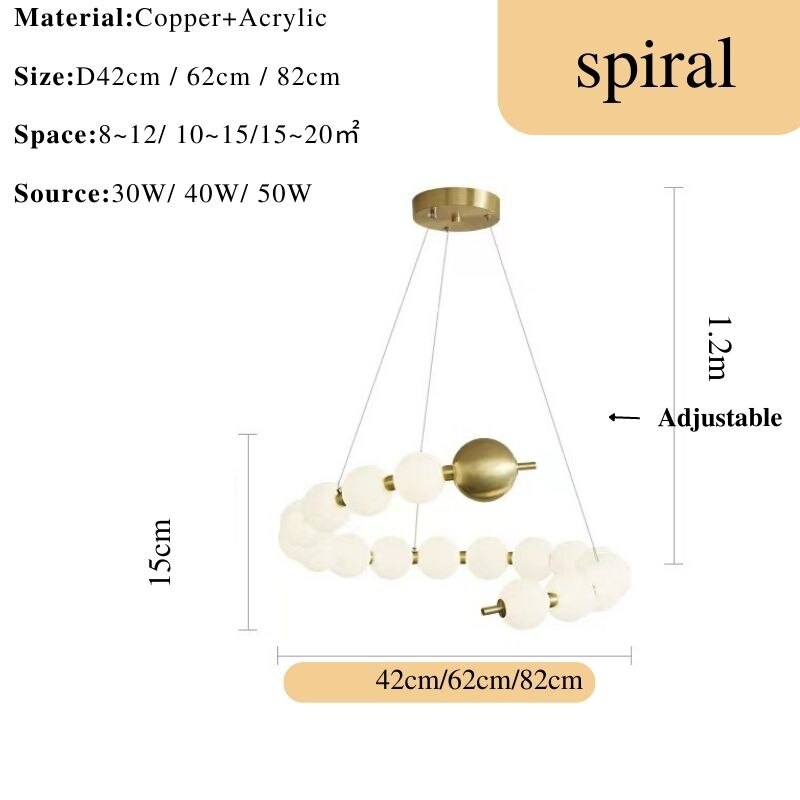 ChandeliersDecor.com-Chandeliers-Copper Molecular Balls Chandelier for Living Room