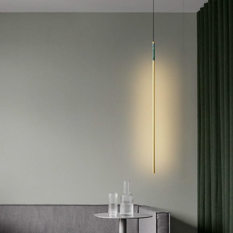 ChandeliersDecor.com-Chandeliers-Copper Pendant Light - Marble Ceiling Light