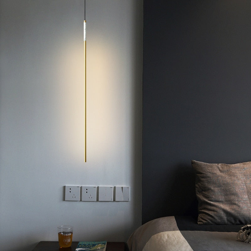 ChandeliersDecor.com-Chandeliers-Copper Pendant Light - Marble Ceiling Light