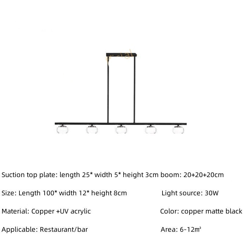 ChandeliersDecor.com-Kitchen Island-Copper Strip Creative Bar Hanging light