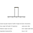 Copper Strip Creative Bar Hanging light-ChandeliersDecor.com