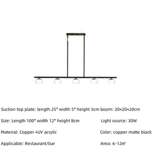 ChandeliersDecor.com-Kitchen Island-Copper Strip Creative Bar Hanging light