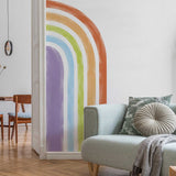 ChandeliersDecor.com-Home Decor Decals-Corner Rainbow Wall Decal for Kids Room | Kids Room Wall Decal