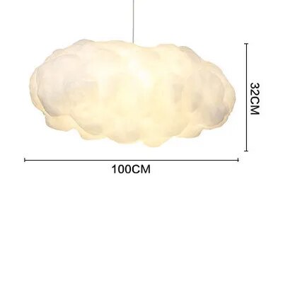 ChandeliersDecor.com-Pendant Lights-Cotton Cloud Pendant Lighting – Dreamy Glow