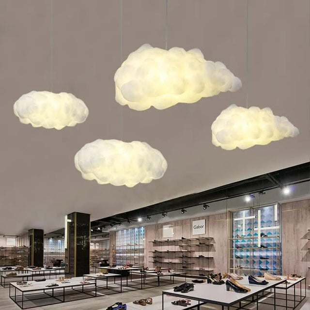 Cotton Cloud Pendant Lighting – Dreamy Glow-ChandeliersDecor.com
