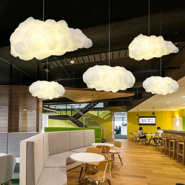 Cotton Cloud Pendant Lighting – Dreamy Glow-ChandeliersDecor.com