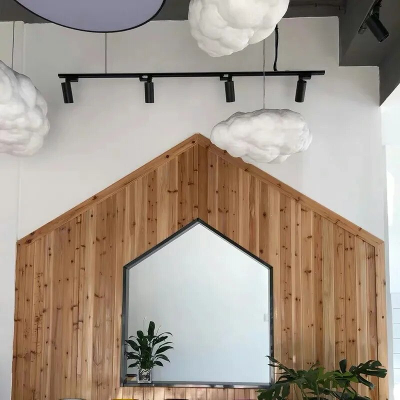 ChandeliersDecor.com-Pendant Lights-Cotton Cloud Pendant Lighting – Dreamy Glow