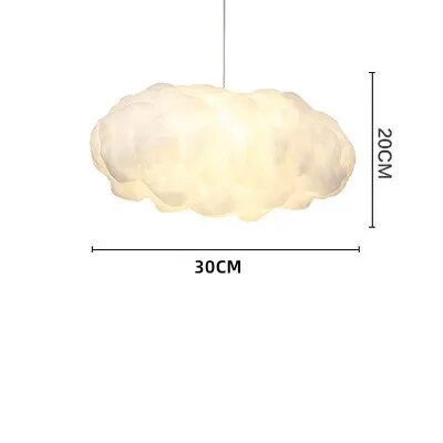 ChandeliersDecor.com-Pendant Lights-Cotton Cloud Pendant Lighting – Dreamy Glow