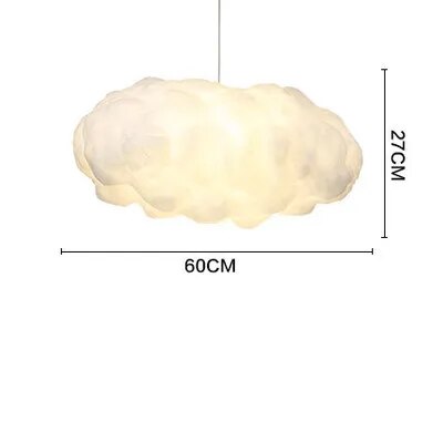 ChandeliersDecor.com-Pendant Lights-Cotton Cloud Pendant Lighting – Dreamy Glow