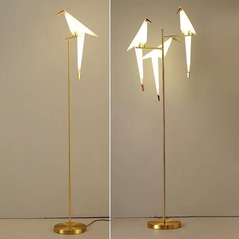 ChandeliersDecor.com-Floor Lamp-Crane The Bird LED Floor Lamp: Illuminate in Style