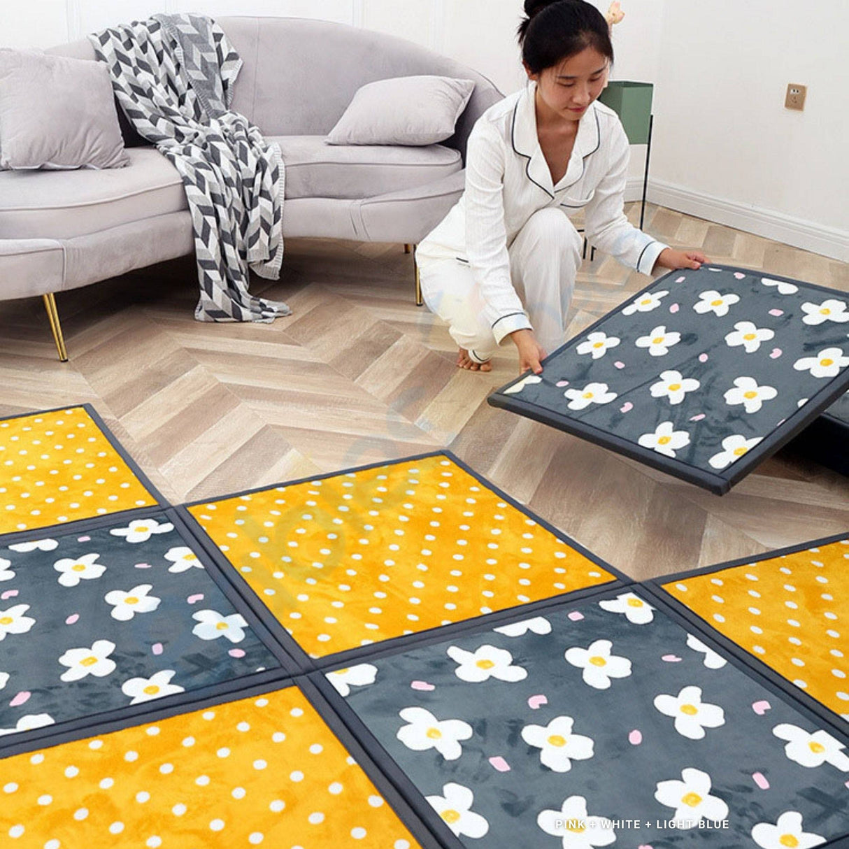 ChandeliersDecor.com-Play Mats-Crawling Mat Tiles - Baby Puzzle Floor Mat