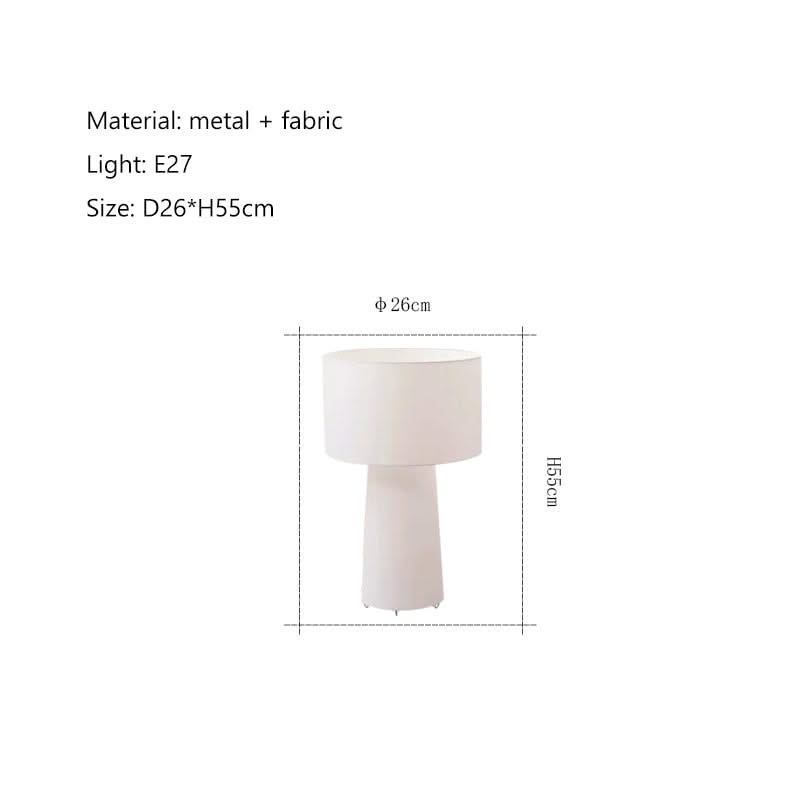 ChandeliersDecor.com-Floor Lamp-Cream Fabric Floor Lamp - Nordic Minimalist