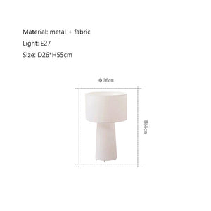 ChandeliersDecor.com-Floor Lamp-Cream Fabric Floor Lamp - Nordic Minimalist