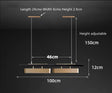 ChandeliersDecor.com-Kitchen Island-Creative Black Gold Combination Hanging Lamp