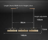 ChandeliersDecor.com-Kitchen Island-Creative Black Gold Combination Hanging Lamp