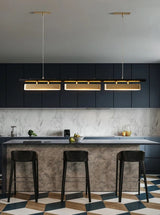 ChandeliersDecor.com-Kitchen Island-Creative Black Gold Combination Hanging Lamp