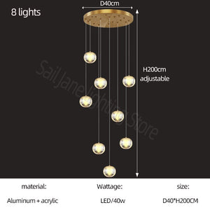 ChandeliersDecor.com-Staircase Chandelier-Crystal Ball Staircase Chandelier: Enhancing Your Space