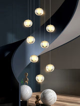 ChandeliersDecor.com-Staircase Chandelier-Crystal Ball Staircase Chandelier: Enhancing Your Space
