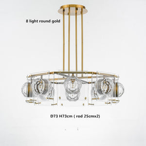 ChandeliersDecor.com-Kitchen Island-Crystal Balls Chandelier - Kitchen Island Lighting