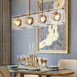 ChandeliersDecor.com-Kitchen Island-Crystal Balls Chandelier - Kitchen Island Lighting