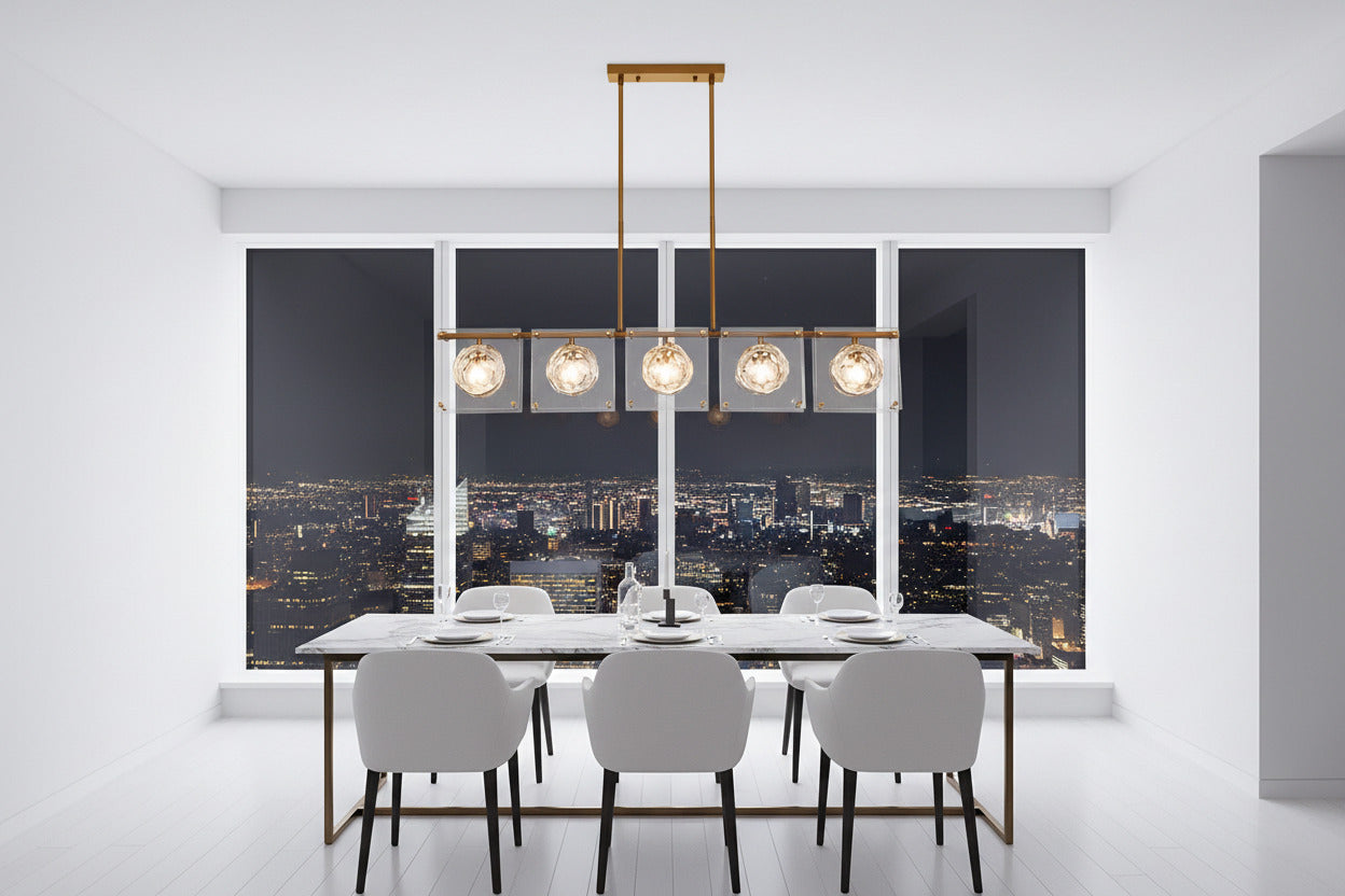 Crystal Balls Chandelier - Kitchen Island Lighting-ChandeliersDecor.com