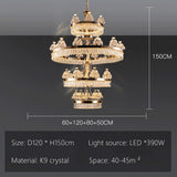 ChandeliersDecor.com-Chandeliers-Crystal Ceiling Grand Chandelier: Elegant Lighting Fixture