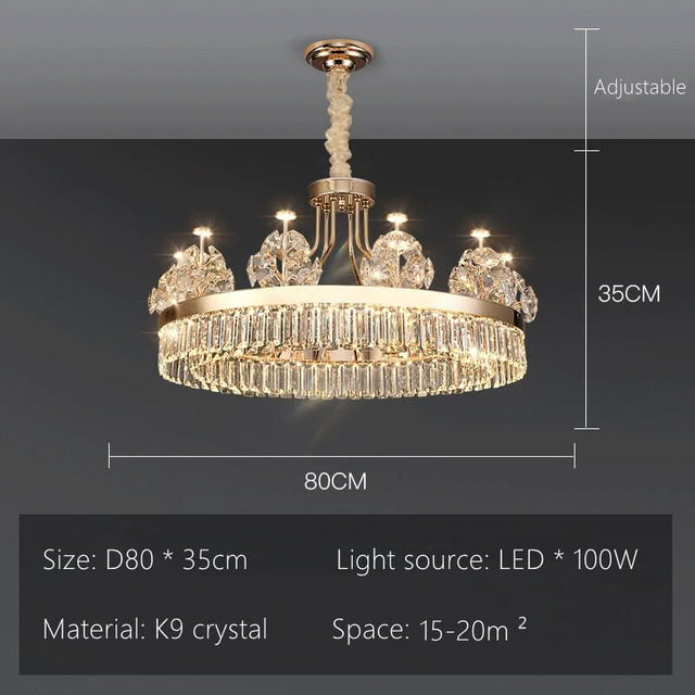 Crystal Ceiling Grand Chandelier: Elegant Lighting Fixture-ChandeliersDecor.com