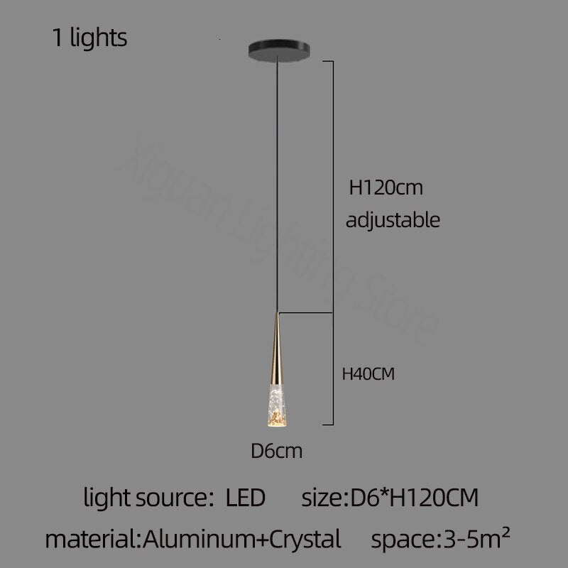 ChandeliersDecor.com-Staircase Chandelier-Crystal Cones Staircase Chandelier - Stunning Ambiance