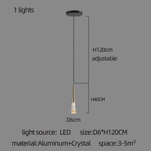 ChandeliersDecor.com-Staircase Chandelier-Crystal Cones Staircase Chandelier - Stunning Ambiance