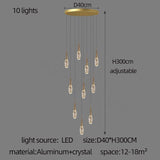 ChandeliersDecor.com-Staircase Chandelier-Crystal Cones Staircase Chandelier – Stunning Elegance