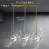ChandeliersDecor.com-Kitchen Island-Crystal Cube LED Rotatable Pendant Chandelier