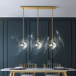 ChandeliersDecor.com-Kitchen Island-Crystal Cube LED Rotatable Pendant Chandelier