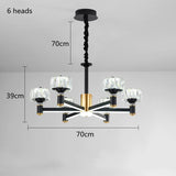 ChandeliersDecor.com-Chandeliers-Crystal Cylinders LED Chandelier - Modern Lighting
