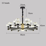 ChandeliersDecor.com-Chandeliers-Crystal Cylinders LED Chandelier - Modern Lighting