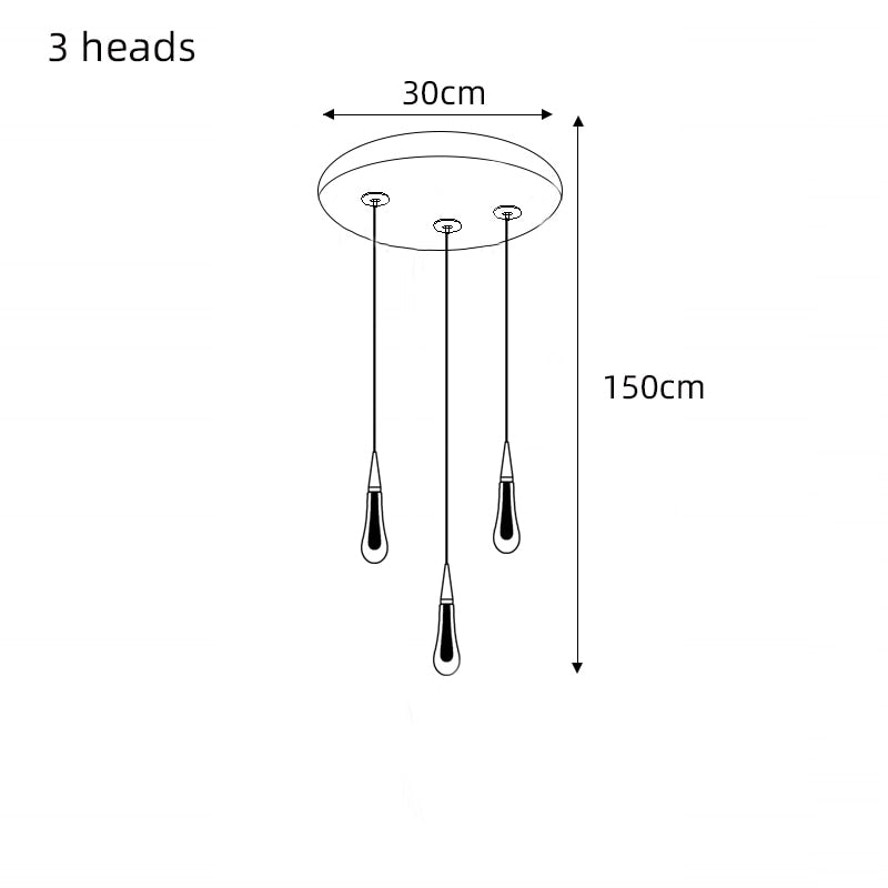 ChandeliersDecor.com-Staircase Chandelier-Crystal Drops Staircase Chandelier: Elegant Lighting
