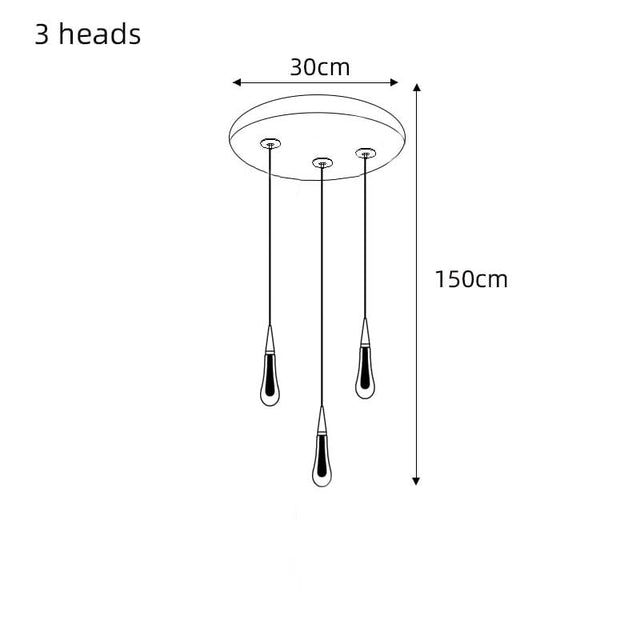 Crystal Drops Staircase Chandelier: Elegant Lighting-ChandeliersDecor.com